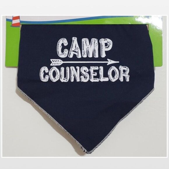 New Blue & White Pet Small Dog Bandana - Picture 3 of 10